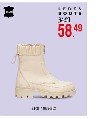 Bristol Leren boots aanbieding
