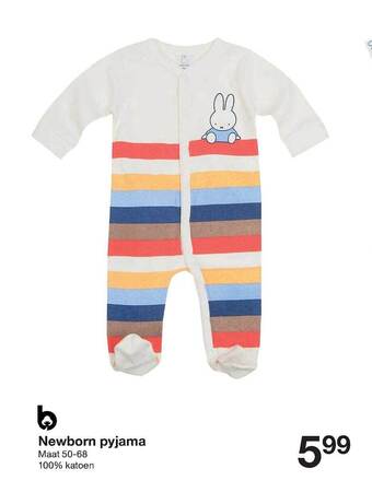 Zeeman Newborn pyjama aanbieding
