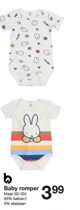 Zeeman Baby romper aanbieding