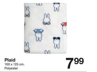 Zeeman Plaid aanbieding