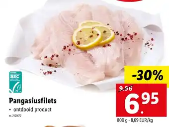 Lidl Pangasiusfilets 800G nr. 7401672 aanbieding