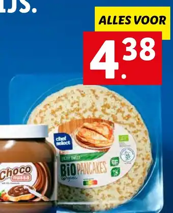 Lidl Chef Select bio pancakes aanbieding
