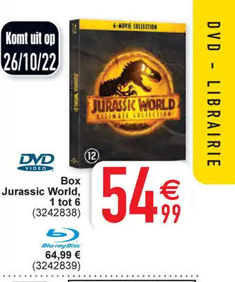 Cora Box jurassic world, 1 tot 6 (3242838) aanbieding