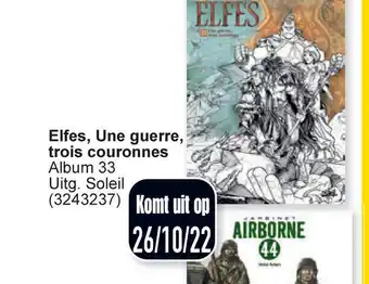 Cora Elfes, une guerre, trois couronnes album 33 uitg. Soleil (3243237) aanbieding