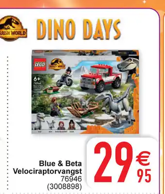 Blue & beta velociraptorvangst 76946 (3008898)