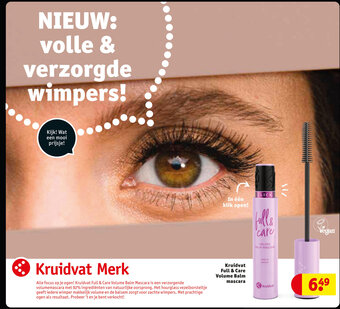 Kruidvat Full & Care Volume Balm mascara aanbieding