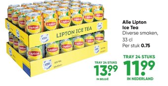 Alle Lipton Ice Tea