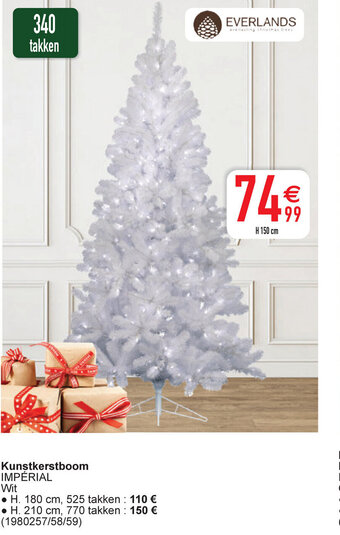 Cora Kunstkerstboom imperial aanbieding