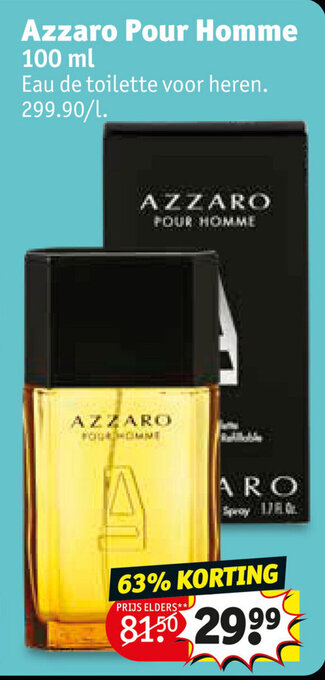 Kruidvat Azzaro Pour Homme 100 ml aanbieding
