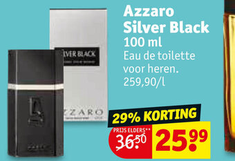 Kruidvat Azzaro Silver Black 100 ml aanbieding
