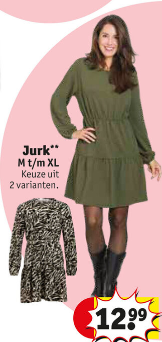 Kruidvat Jurk M t/m XL aanbieding