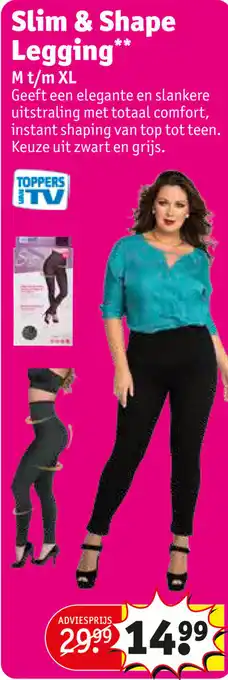 Kruidvat Slim & Shape legging M t/m XL aanbieding