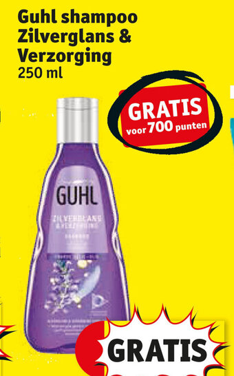 Kruidvat Guhl shampoo Zilverglans & Verzorging 250 ml aanbieding