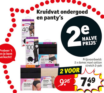Kruidvat Ondergoed en panty's aanbieding