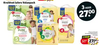 Kruidvat Luiers valuepack aanbieding