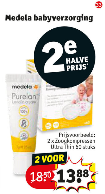 Kruidvat Medela babyverzorging aanbieding