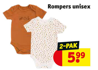 Kruidvat Rompers unisex 2-pak aanbieding