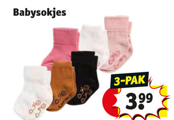 Kruidvat Babysokjes 3-pak aanbieding