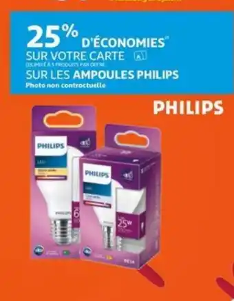 Auchan Ampoules philips aanbieding