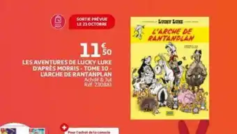 Auchan Les aventures de lucky luke d'apres morris-tome 10- l'arche de rantanplan aanbieding