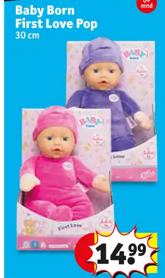 Kruidvat Baby Born First Love Pop 30 cm aanbieding