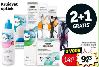 Kruidvat Optiek 2+1 gratis aanbieding