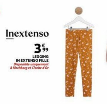 Legging in extenso fille