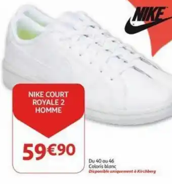 Auchan Nike court royale 2 homme aanbieding