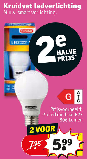 Kruidvat ledverlichting aanbieding