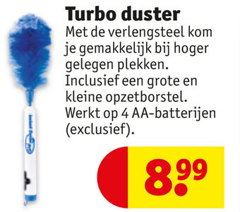 Kruidvat Turbo duster aanbieding