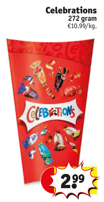 Kruidvat Celebrations 272 gram aanbieding