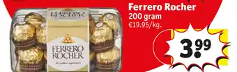 Kruidvat Ferrero Rocher 200 gram aanbieding