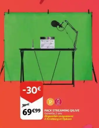 Auchan Pack streaming qilive aanbieding