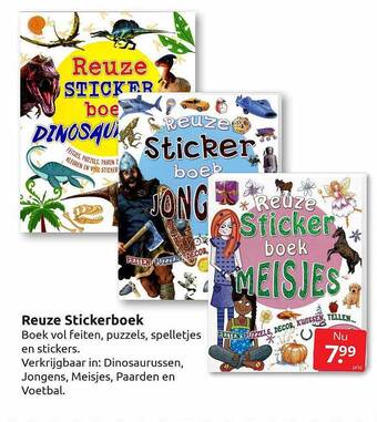 Reuze stickerboek
