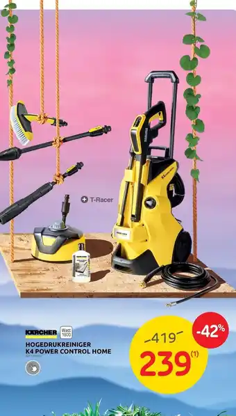 Brico Karcher Hogedrukreiniger K4 Power Control Home Ref. 10049424 aanbieding