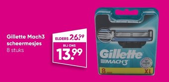 Big Bazar Gillette Mach3 scheermesjes aanbieding