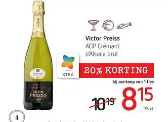 Spar Victor preiss aop cremat d'alsace brut aanbieding