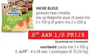 Spar Vache bleue geraspte kaas aanbieding