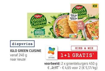 Spar Iglo green cuisine aanbieding