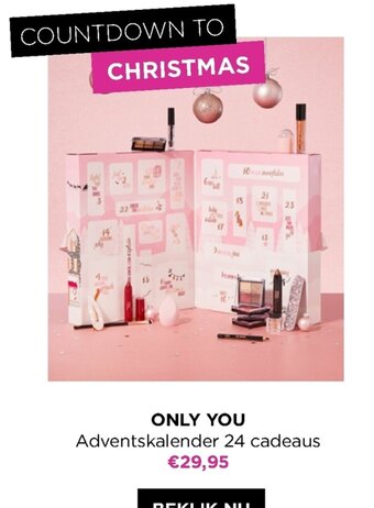 ICI PARIS XL Only you adventskalender 24 cadeaus aanbieding