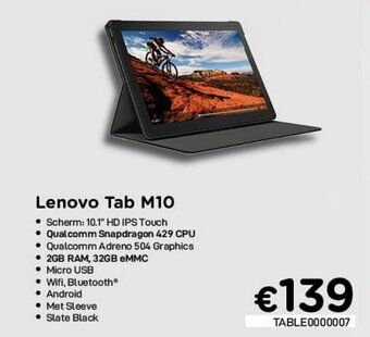 CompuDeals Lenovo Tab M10 aanbieding