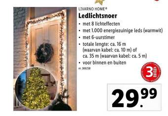 Lidl Livarno home ledlichtsnoer aanbieding