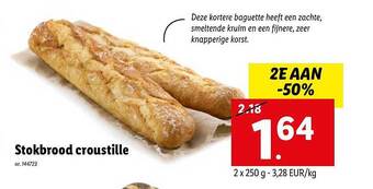 Lidl Stokbrood croustille aanbieding