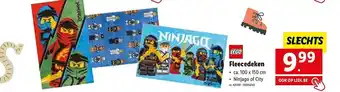 Lidl Lego fleecedeken aanbieding