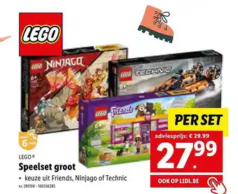 Lidl Lego speelset groot aanbieding