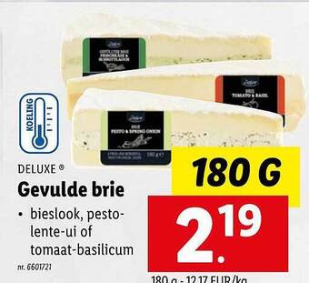 Deluxe gevulde brie