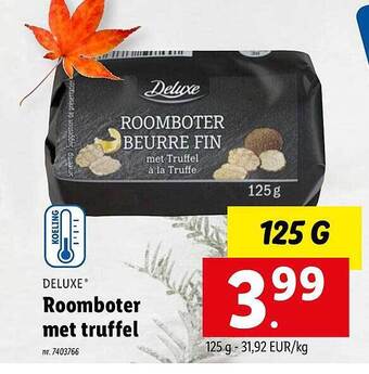 Deluxe roomboter met truffel