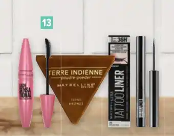 Carrefour Gamma Make-Up Maybelline Alle Soorten 3+2 Gratis aanbieding