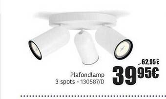 HandyHome Plafondlamp 3 spots aanbieding