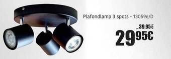 HandyHome Plafondlamp 3 spots aanbieding